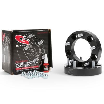 G2 5x5.5 Inch Bolt Pattern with 1.25" Wheel Spacers (Black) - 93-85-125